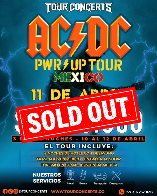 AC/DC Power Up Tour México – Abril 11