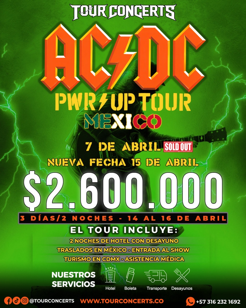 AC/DC Power Up Tour México - Abril 15