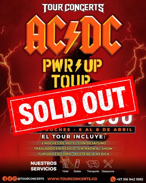 AC/DC Power Up Tour México - Abril 7