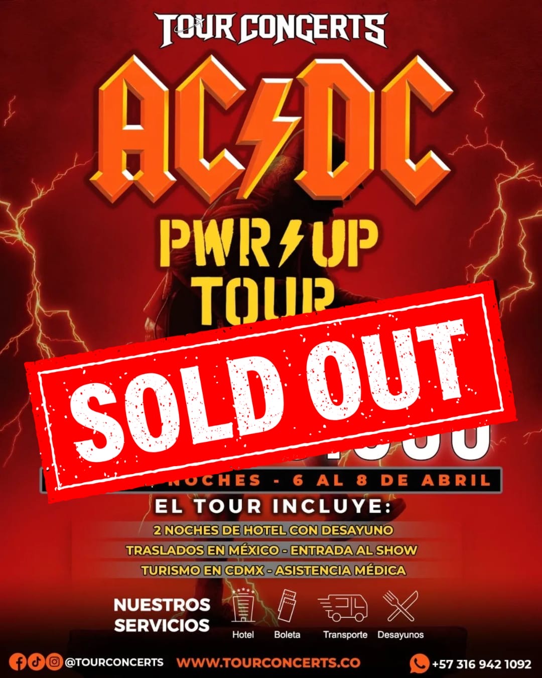 AC/DC Power Up Tour México - Abril 7