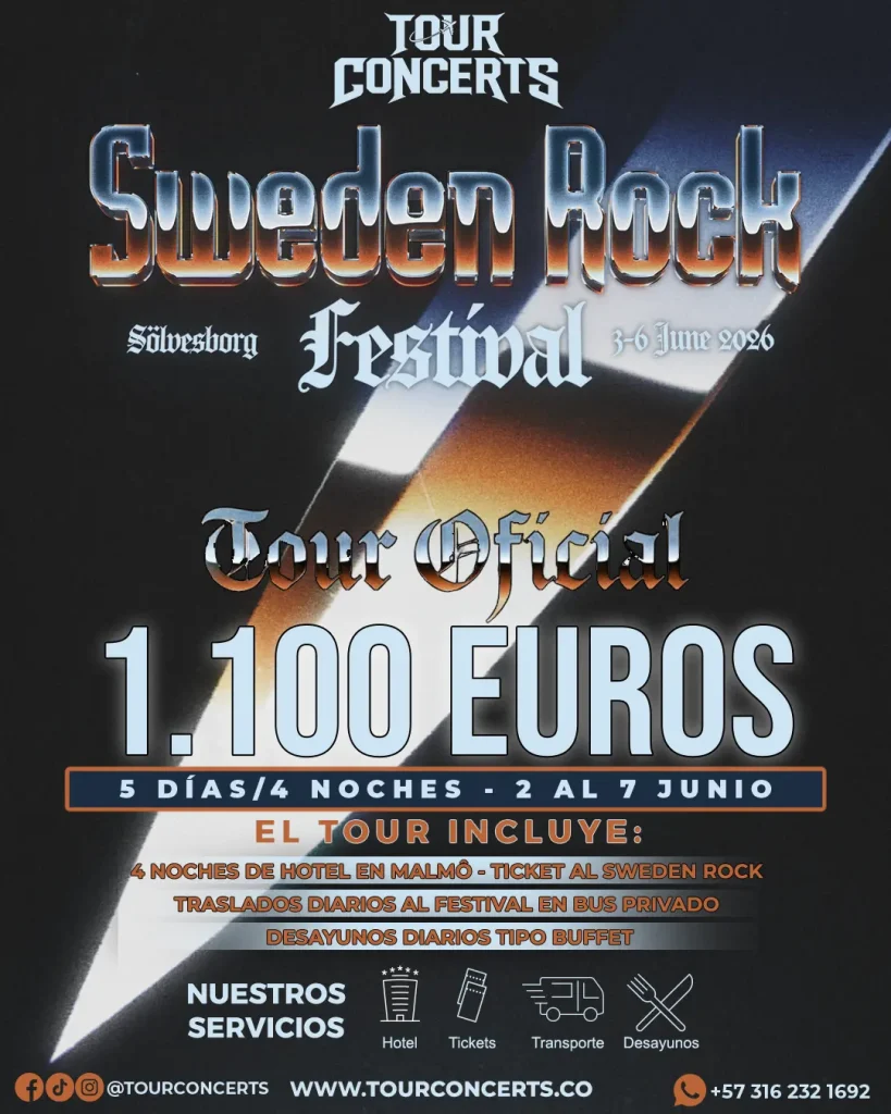 Tour Oficial a Sweden Rock 2026 Thumbnail